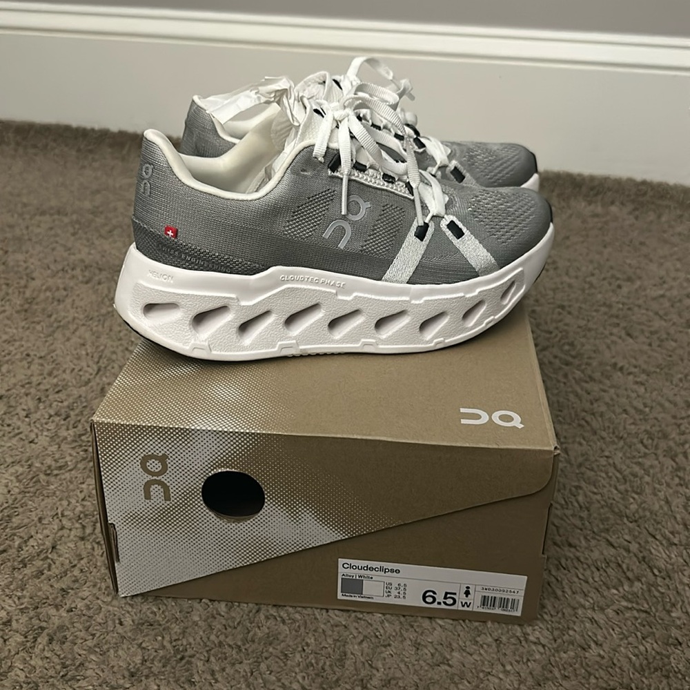 On Cloudeclipse - Alloy/White - 6.5